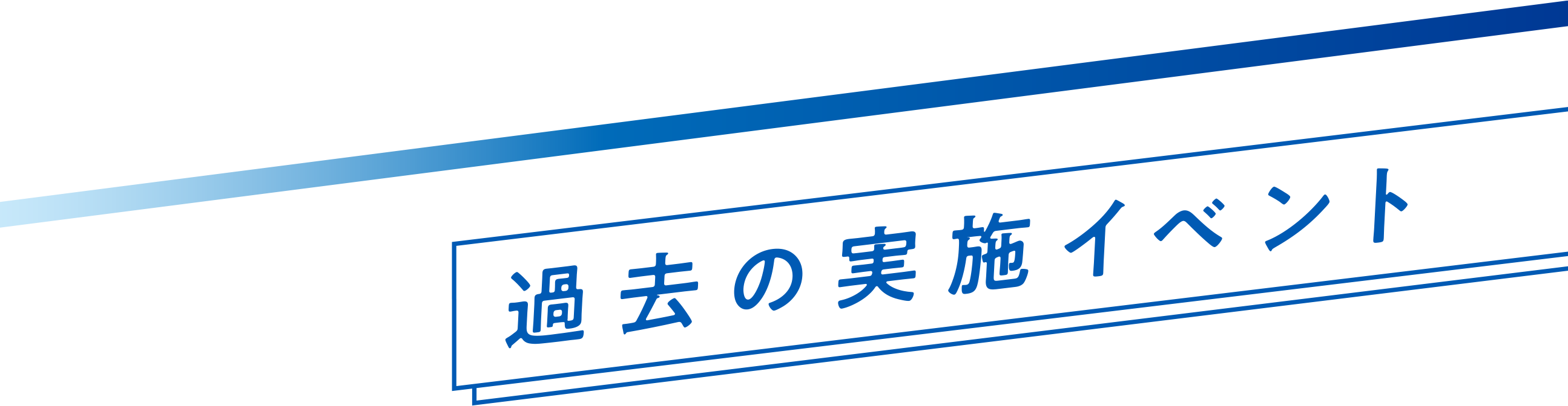過去の実施イベント